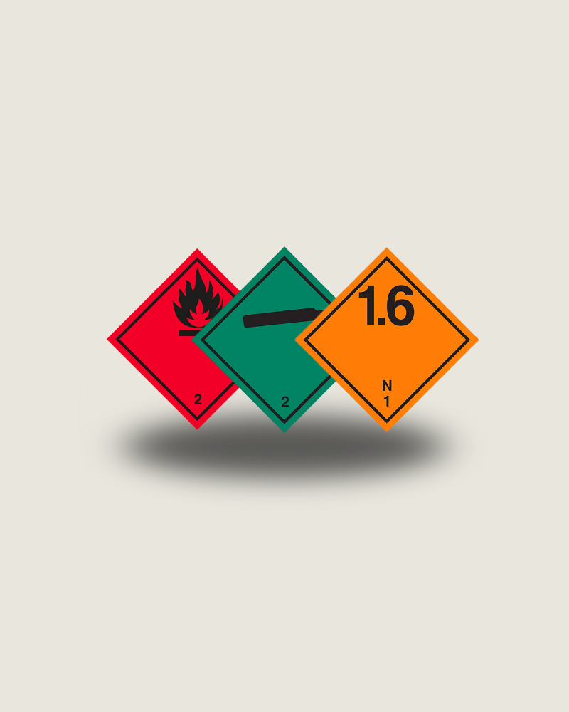 etichette di pericolo adr trasporto merci pericolose